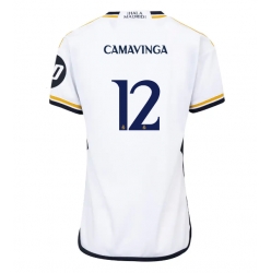 Real Madrid Eduardo Camavinga #12 Heimtrikot Frauen 2023-24 Kurzarm