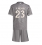 Real Madrid Ferland Mendy #23 3rd trikot Kinder 2024-25 Kurzarm (+ kurze hosen)