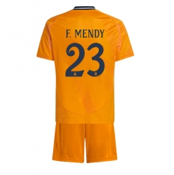 Real Madrid Ferland Mendy #23 Auswärtstrikot Kinder 2024-25 Kurzarm (+ kurze hosen)