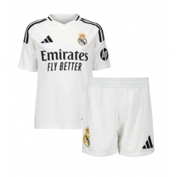 Real Madrid Heimtrikot Kinder 2024-25 Kurzarm (+ kurze hosen)