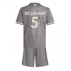 Real Madrid Jude Bellingham #5 3rd trikot Kinder 2024-25 Kurzarm (+ kurze hosen)