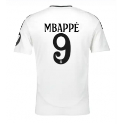 Real Madrid Kylian Mbappe #9 Heimtrikot 2024-25 Kurzarm