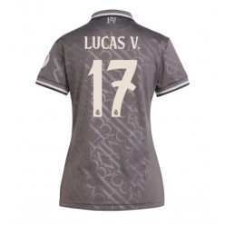 Real Madrid Lucas Vazquez #17 3rd trikot Frauen 2024-25 Kurzarm