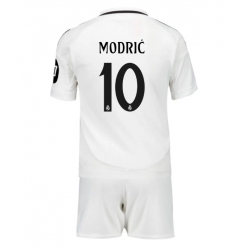 Real Madrid Luka Modric #10 Heimtrikot Kinder 2024-25 Kurzarm (+ kurze hosen)