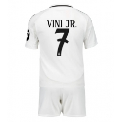 Real Madrid Vinicius Junior #7 Heimtrikot Kinder 2024-25 Kurzarm (+ kurze hosen)