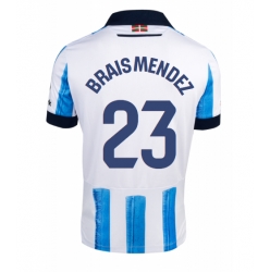 Real Sociedad Brais Mendez #23 Heimtrikot 2023-24 Kurzarm