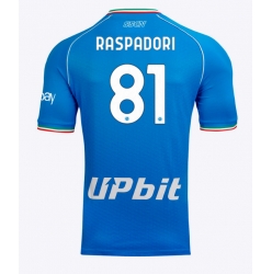 SSC Napoli Giacomo Raspadori #81 Heimtrikot 2023-24 Kurzarm