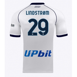 SSC Napoli Jesper Lindstrom #29 Auswärtstrikot 2023-24 Kurzarm