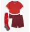 Schweiz Heimtrikot Kinder EM 2024 Kurzarm (+ kurze hosen)