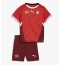 Schweiz Heimtrikot Kinder EM 2024 Kurzarm (+ kurze hosen)