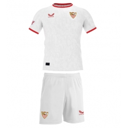 Sevilla Heimtrikot Kinder 2024-25 Kurzarm (+ kurze hosen)