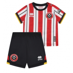 Sheffield United Heimtrikot Kinder 2024-25 Kurzarm (+ kurze hosen)