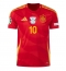 Spanien Dani Olmo #10 Heimtrikot EM 2024 Kurzarm