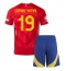 Spanien Lamine Yamal #19 Heimtrikot Kinder EM 2024 Kurzarm (+ kurze hosen)