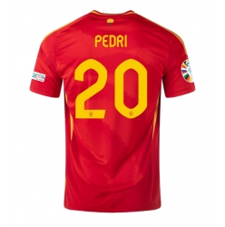 Spanien Pedri Gonzalez #20 Heimtrikot EM 2024 Kurzarm