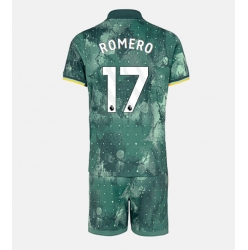 Tottenham Hotspur Cristian Romero #17 3rd trikot Kinder 2024-25 Kurzarm (+ kurze hosen)