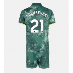 Tottenham Hotspur Dejan Kulusevski #21 3rd trikot Kinder 2024-25 Kurzarm (+ kurze hosen)