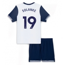 Tottenham Hotspur Dominic Solanke #19 Heimtrikot Kinder 2024-25 Kurzarm (+ kurze hosen)