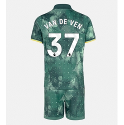 Tottenham Hotspur Micky van de Ven #37 3rd trikot Kinder 2024-25 Kurzarm (+ kurze hosen)