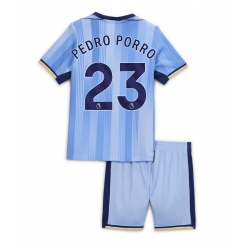 Tottenham Hotspur Pedro Porro #23 Auswärtstrikot Kinder 2024-25 Kurzarm (+ kurze hosen)