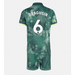 Tottenham Hotspur Radu Dragusin #6 3rd trikot Kinder 2024-25 Kurzarm (+ kurze hosen)