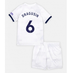 Tottenham Hotspur Radu Dragusin #6 Heimtrikot Kinder 2023-24 Kurzarm (+ kurze hosen)