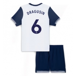 Tottenham Hotspur Radu Dragusin #6 Heimtrikot Kinder 2024-25 Kurzarm (+ kurze hosen)