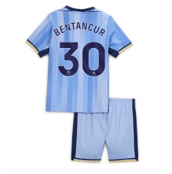 Tottenham Hotspur Rodrigo Bentancur #30 Auswärtstrikot Kinder 2024-25 Kurzarm (+ kurze hosen)