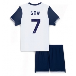 Tottenham Hotspur Son Heung-min #7 Heimtrikot Kinder 2024-25 Kurzarm (+ kurze hosen)