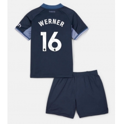 Tottenham Hotspur Timo Werner #16 Auswärtstrikot Kinder 2023-24 Kurzarm (+ kurze hosen)