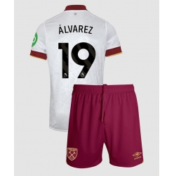 West Ham United Edson Alvarez #19 3rd trikot Kinder 2024-25 Kurzarm (+ kurze hosen)