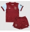 West Ham United Heimtrikot Kinder 2023-24 Kurzarm (+ kurze hosen)