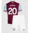 West Ham United Jarrod Bowen #20 Heimtrikot Kinder 2024-25 Kurzarm (+ kurze hosen)