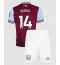 West Ham United Mohammed Kudus #14 Heimtrikot Kinder 2024-25 Kurzarm (+ kurze hosen)