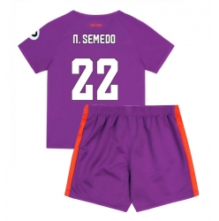 Wolves Nelson Semedo #22 3rd trikot Kinder 2024-25 Kurzarm (+ kurze hosen)