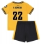 Wolves Nelson Semedo #22 Heimtrikot Kinder 2024-25 Kurzarm (+ kurze hosen)