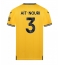 Wolves Rayan Ait-Nouri #3 Heimtrikot 2023-24 Kurzarm