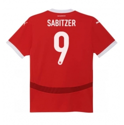 Österreich Marcel Sabitzer #9 Heimtrikot Frauen EM 2024 Kurzarm